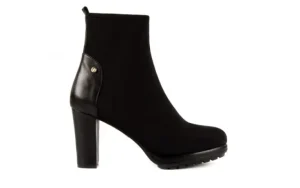 Botki -106 321001 Black, Czarny, Materiał | Bayla Outlet