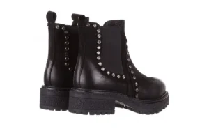 Botki -161 050-0504 Black Nubuck, Czarny, Skóra naturalna | Bayla Sale