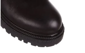 Botki -161 050-0504 Black Nubuck, Czarny, Skóra naturalna | Bayla Sale