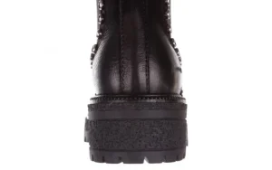 Botki -161 050-0504 Black Nubuck, Czarny, Skóra naturalna | Bayla Sale