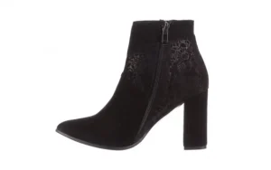 Botki -097 19 Botki Czarne, Skóra naturalna | Bayla Fashion