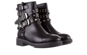 Botki -144 9304 Czarne Botki, Skóra naturalna | Bayla Discount