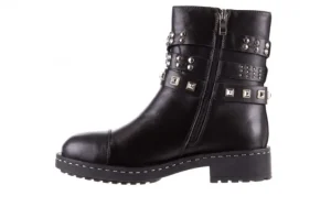Botki -144 9304 Czarne Botki, Skóra naturalna | Bayla Discount