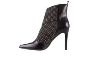 Botki -144 9305 Czarne Botki 144017, Skóra naturalna | Bayla Fashion