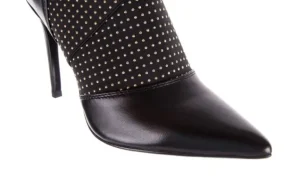 Botki -144 9305 Czarne Botki 144017, Skóra naturalna | Bayla Fashion