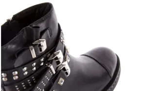 Botki -144 9304 Czarne Botki, Skóra naturalna | Bayla Discount