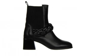 Botki -200 155 F-3784 21-297 200028, Czarny, Skóra naturalna | Bayla Hot