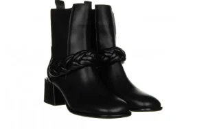 Botki -200 155 F-3784 21-297 200028, Czarny, Skóra naturalna | Bayla Hot
