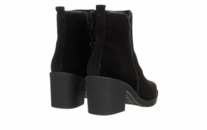 Botki -159 4916 003-F Czarny Welur 159182, Skóra naturalna | Bayla Discount