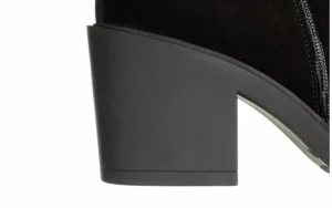 Botki -159 4916 003-F Czarny Welur 159182, Skóra naturalna | Bayla Discount