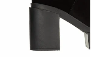 Botki -159 4834 003-F Czarny Welur 159181, Skóra naturalna | Bayla Discount