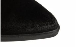 Botki -159 4916 003-F Czarny Welur 159182, Skóra naturalna | Bayla Discount