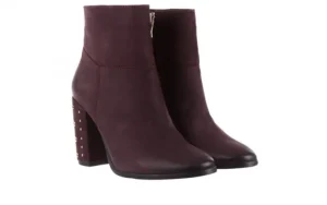 Botki -170 2137 Fioletowe, Skóra naturalna | Bayla Sale