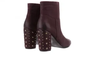 Botki -170 2137 Fioletowe, Skóra naturalna | Bayla Sale
