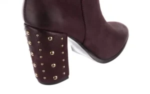 Botki -170 2137 Fioletowe, Skóra naturalna | Bayla Sale