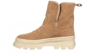 Botki -161 031 Jordy 001 Srt 81 Agatha Camel Suede 161657, Beżowy, Skóra naturalna | Bayla Online