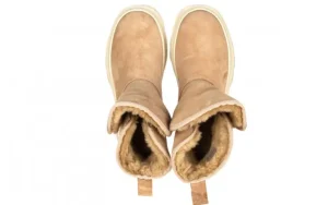 Botki -161 031 Jordy 001 Srt 81 Agatha Camel Suede 161657, Beżowy, Skóra naturalna | Bayla Online