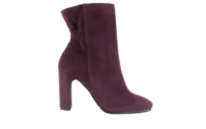 Botki -130 4902 Śliwkowe Botki, Skóra naturalna | Bayla Sale
