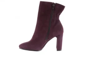Botki -130 4902 Śliwkowe Botki, Skóra naturalna | Bayla Sale