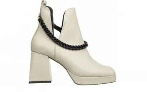 Botki -159 4455 001-P Beż Lico 159074, Skóra naturalna | Bayla Sale