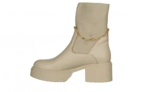 Botki -159 4402 001-P Beż Lico 159092, Skóra naturalna | Bayla Sale