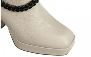 Botki -159 4455 001-P Beż Lico 159074, Skóra naturalna | Bayla Sale