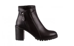 Botki -196 969607 Siy Soft 196032, Czarny, Skóra naturalna | Bayla Hot