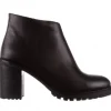Botki -196 969601 Siy Soft 196030, Czarny, Skóra naturalna | Bayla Online