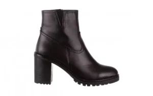Botki -196 969608 Siy Soft 196033, Czarny, Skóra naturalna | Bayla New