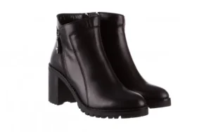 Botki -196 969607 Siy Soft 196032, Czarny, Skóra naturalna | Bayla Hot
