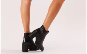 Botki -196 969607 Siy Soft 196032, Czarny, Skóra naturalna | Bayla Hot