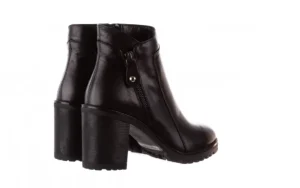 Botki -196 969607 Siy Soft 196032, Czarny, Skóra naturalna | Bayla Hot