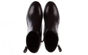 Botki -196 969607 Siy Soft 196032, Czarny, Skóra naturalna | Bayla Hot