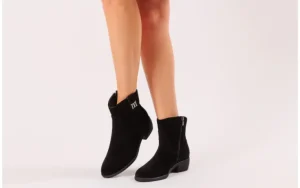 Botki -196 147811 Siy Yarma 196007, Czarny, Skóra naturalna | Bayla New