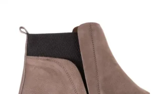 Botki -161 061-2004 Taupe, Szary, Skóra naturalna | Bayla Discount