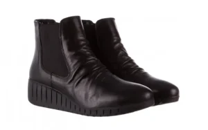 Botki -196 AVCILAR-01 D76 196035, Czarny, Skóra naturalna | Bayla Online