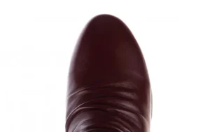 Botki -196 AVCILAR-01 D75 Bordo 196034, Bordowy, Skóra naturalna | Bayla Discount