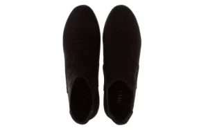 Botki -196 AVCILAR-01 Siy Havl Nubuk 196036, Czarny, Skóra naturalna | Bayla Fashion