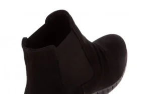 Botki -196 AVCILAR-01 Siy Havl Nubuk 196036, Czarny, Skóra naturalna | Bayla Fashion