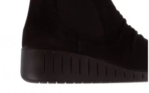 Botki -196 AVCILAR-01 Siy Havl Nubuk 196036, Czarny, Skóra naturalna | Bayla Fashion