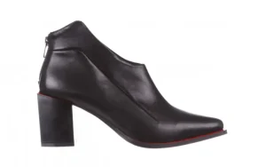 Botki -195 20K-7204 Black 195022, Czarny, Skóra naturalna | Bayla Outlet