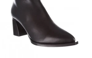 Botki -195 20K-6811 Black 195005, Czarny, Skóra naturalna | Bayla Discount