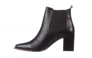 Botki -195 20K-7200 Black 195012, Czarny, Skóra naturalna | Bayla Best