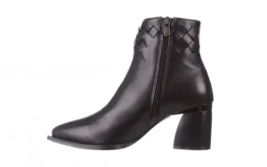 Botki -195 20K-6811 Black 195005, Czarny, Skóra naturalna | Bayla Discount