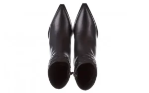 Botki -195 20K-6811 Black 195005, Czarny, Skóra naturalna | Bayla Discount