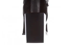 Botki -195 20K-7202-1 Black Suede 195013, Czarny, Skóra naturalna | Bayla Best