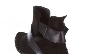 Botki -195 19K-802 Siyah Black 195019, Czarny, Skóra naturalna | Bayla Discount