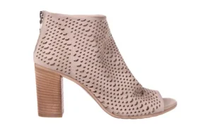 Botki -136 3687L Nabuk Beige, Beż, Skóra naturalna | Bayla New