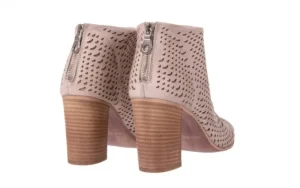 Botki -136 3687L Nabuk Beige, Beż, Skóra naturalna | Bayla New