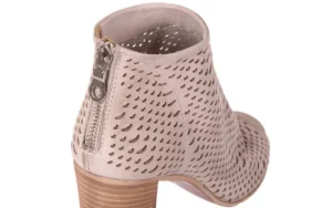 Botki -136 3687L Nabuk Beige, Beż, Skóra naturalna | Bayla New